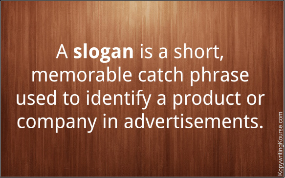 what is a slogan